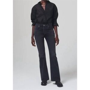 Citizens of Humanity Libby High Rise Vintage Boot in Lights Out 24 31”